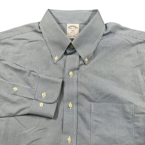 Brooks Brothers Other - Brooks Brothers Regent Button Down 16 1/2-2/3 L/S Multi Color Blue Gingham